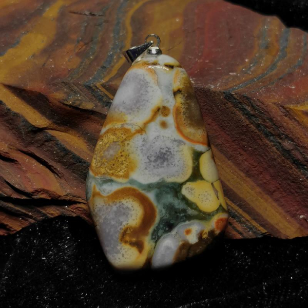 Spherulitischer Rhyolith Anhänger